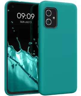 Funda De Goma Tpu Compatible Con Asus Zenfone 8 - Petroleo.