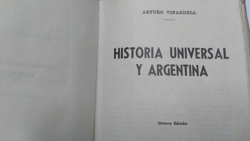 Historia Universal Y Argentina Vinardell