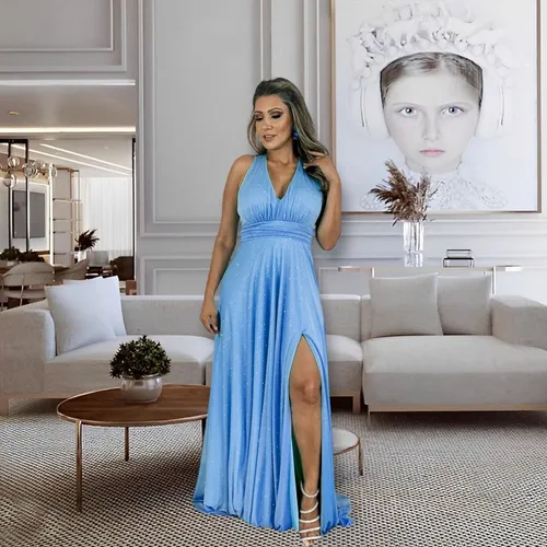 Vestido lindo longo de festa sales