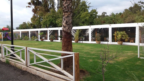 Imagen 2 de 10 de Cierre De Terraza Premium Cortina Pvc Beige 2.5 X 2.2 Mts