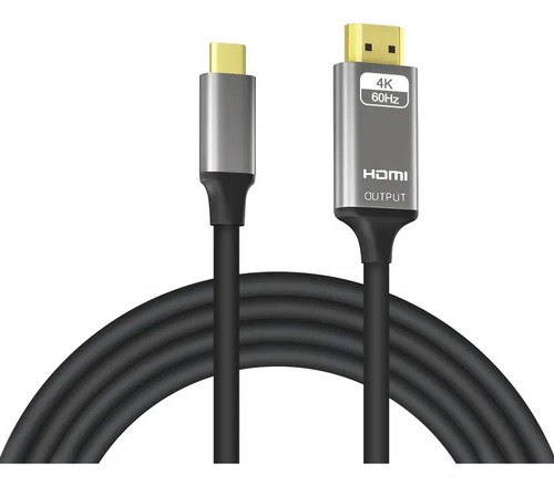 Adaptador Cable Usb-c A Hdmi 4k 60hz 2 Metros Tipo C 3.1