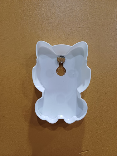 Porta Llaves Gato Cool Movimiento Lentes Deco Gatito Top Blanco