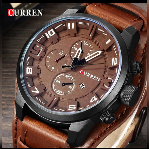 Relógio Curren 8225 Masculino Promoção (c/nf).