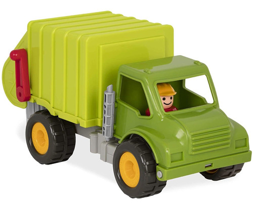 Battat Niños Camión Coche De Basura Y 1 Figura De Juguete