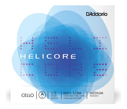 D'addario Helicore - Cuerda De Violonchelo Simple, Escala 1/