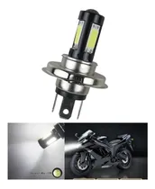 Comprar Foco Faro H4 Hiper Led 30w Para Moto 3 Caras Cob Alta Baja