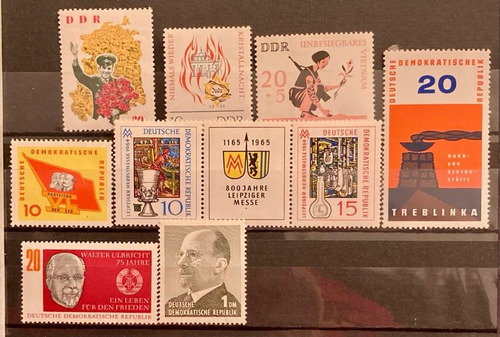 Alemania - Lote De 9 Sellos - Temas Varios P442