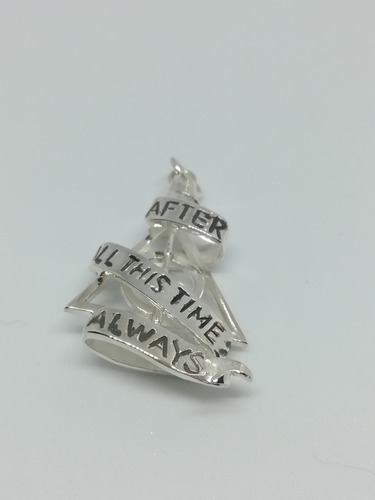 Colgante Dije Harry Potter Always Plata 925 Para Regalo 