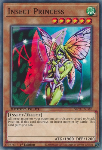 Insect Princess (sbc1-end10) Yu-gi-oh!