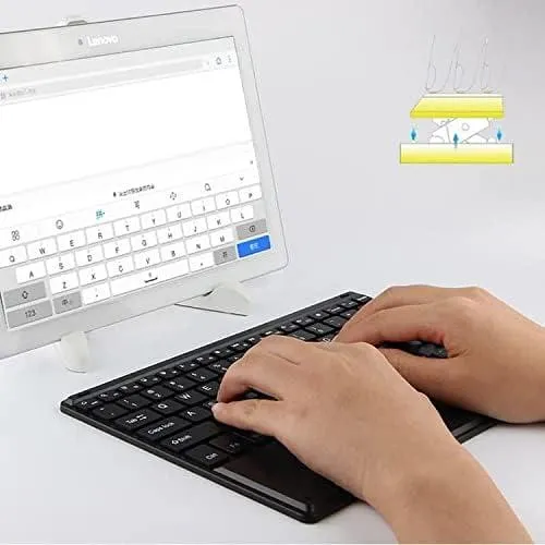 Teclado Bluetooth Boxwave Slimkeys Con Trackpad - Negro