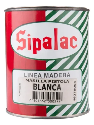 Masilla Pistola Sipa 1/4 Galón Blanca Línea Madera