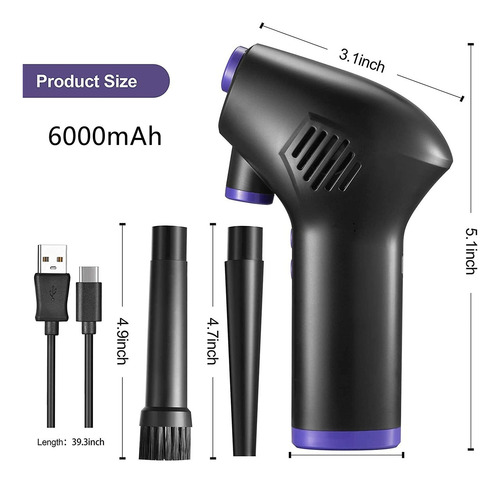 Mini Dust Blower Air Computer Cleaning Usb Portable