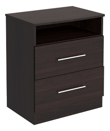 Buro 51cm De Madera Armenia Chocolate 2 Cajones Recamara