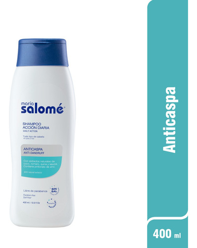 Shampoo Acción Diaria Sin Sal María Salomé 