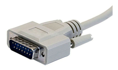 Tudin Cable Db15 D-sub 15 Pin 10 Pie Moldeado Recto