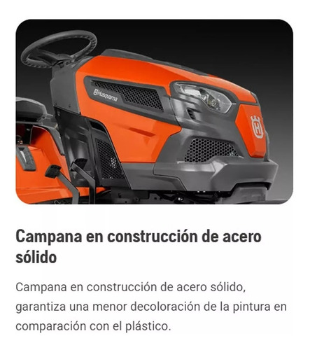 Mini Tractor Cortacésped Husqvarna Ts138l 17hp 38 PuLG