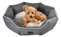 Comprar Cama Para Mascotas Perros Animales Gatos Acolchonado Cucha Color Gris Diseño Liso