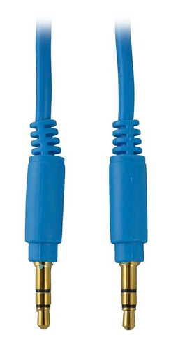 Cable Audio 3.5 Mm 1m Star Tec Bolsa Azul