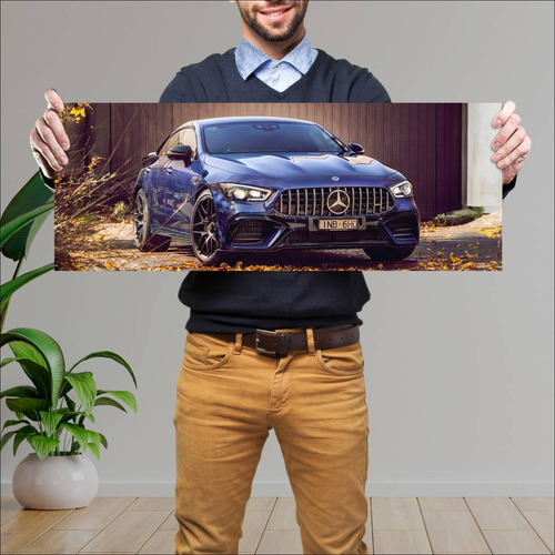 Cuadro 30x80cm Auto 2019 Mercedes Amg Gt 63 S Ae 151