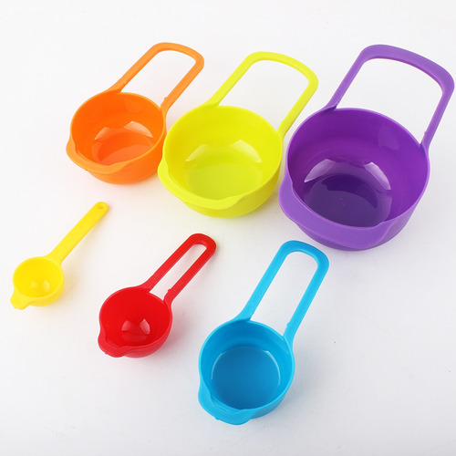 Set Cuchara Medidora Gramos Cuchara Y Taza Medidora 6 Pza