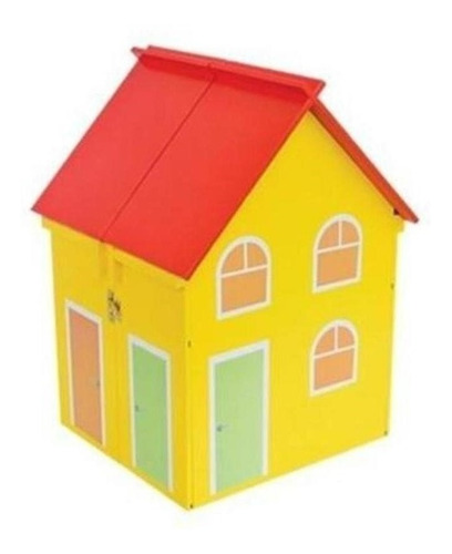 Imagem 3 de 4 de Casinha De Boneca Grande Mobiliada Casa Em Mdf Completa