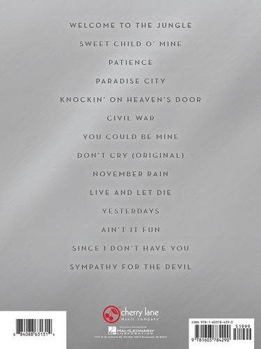 Guns N' Roses: Greatest Hits.