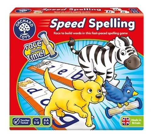 Juego De Mesa Speed Spelling - Orchard Toys -niños 5 A+