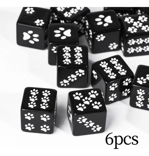 5 Juego De Mesa Familiar De Dados De Seis Caras, 6x, Para