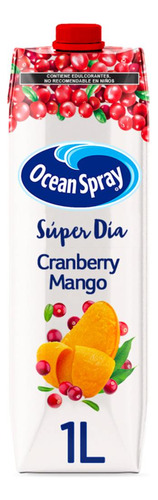 Ocean Spray Súper Día Arándano y Mango 1L