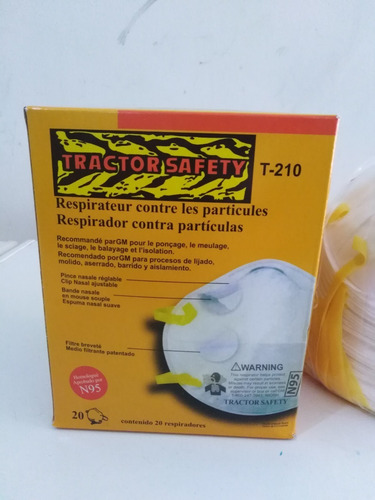 Mascarilla N-95 Caja De 20 Unidades