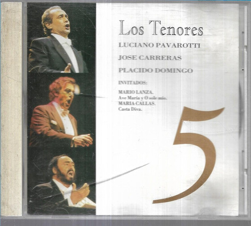 Pavarotti Carreras Domingo Album Los Tenores Cd Revista Cara