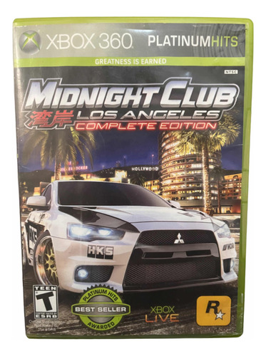 Midnight Club Los Angeles Complete Edition Xbox 360 Original (Recondicionado)