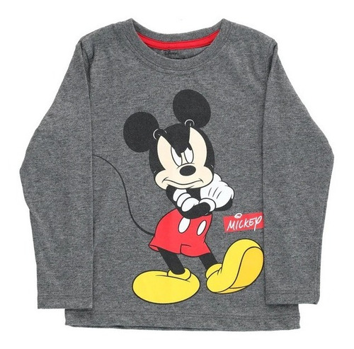 Polera Niño Disney Ml Do Mickey Serio 