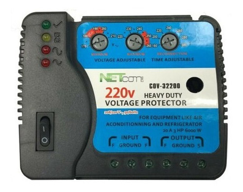 Protector Voltaje Minisplit Compresor Inverter Bomba 220 V