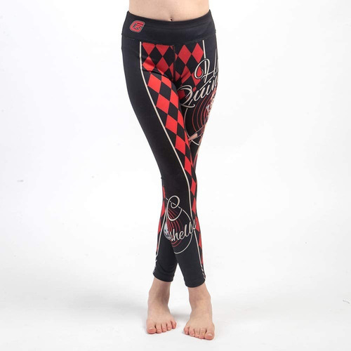 Fusión Lucha Engranaje Harley Quinn Niñas Bjj Spats Leggings