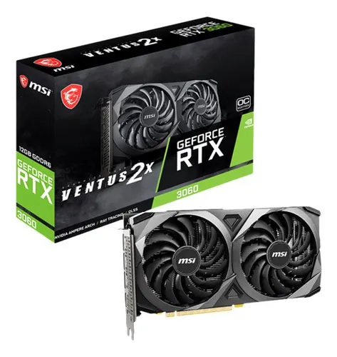 Tarjeta De Video Msi Nvidia Geforce Rtx 3060 Ventus 2x 12g