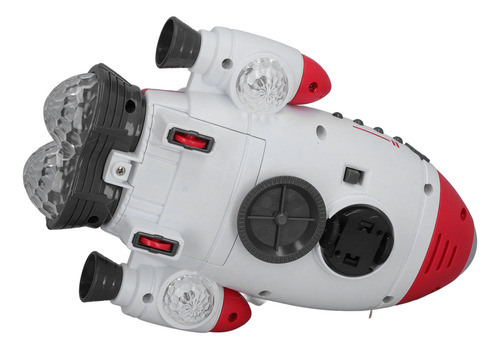 Transbordador Espacial Red Red Blast Off De Juguete Con Rota
