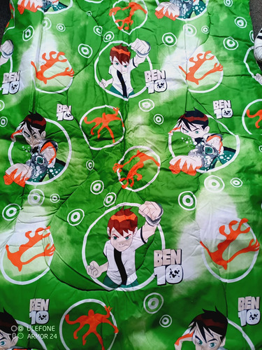 Eredon Cubrelecho Doble  Reversible Micky Ben 10 Oferta 