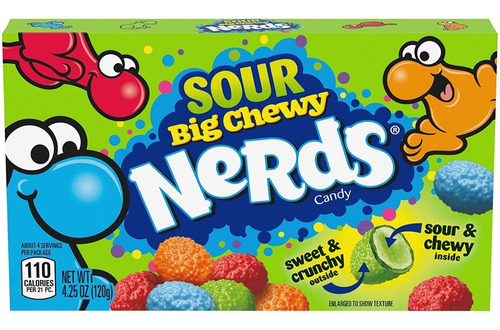 Dulces Nerds Big Chewy Sour 120g Americanos