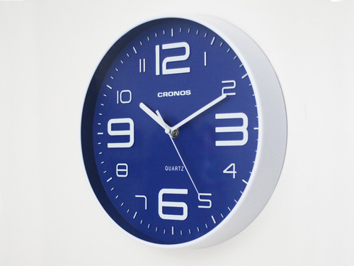 Imagen 9 de 9 de Reloj Pared Cronos Centenario 25cm Quartz Silencioso Moderno