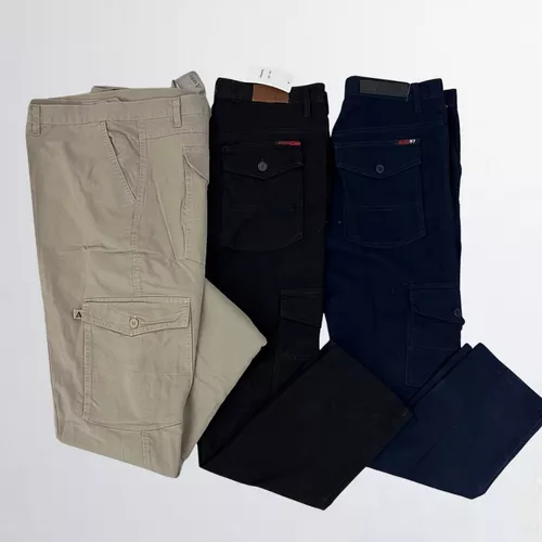 PANTALON CARGO GABARDINA I RUN TALLES ESPECIALES