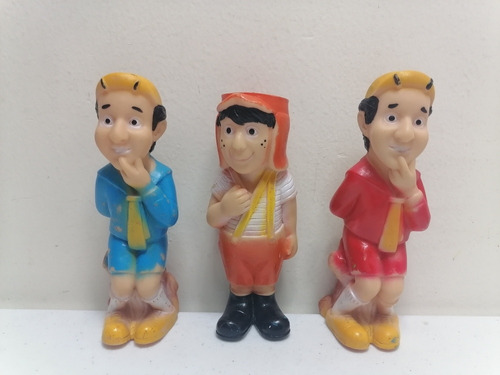 Conjunto De 3 Figuras Del Chavo Del 8 Vintage Romay Quico 