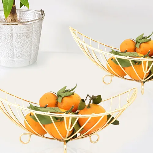 Frutero Nórdico Vintage De Hierro Con Forma De Frutero