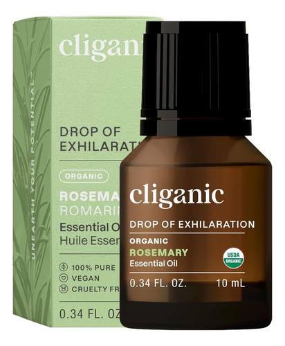 Cliganic Aceite Esencial De Romero Orgánico 10 Ml