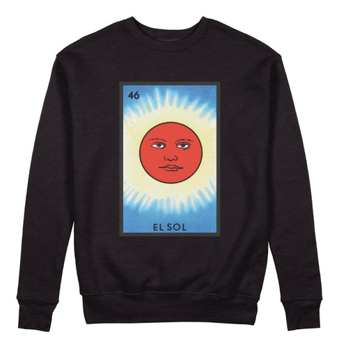 Sudadera El Sol, Cuello Redondo Unisex 