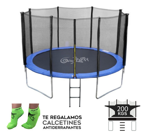 Brincolin Trampolin Uso Rudo 3,7 M Escalera + Envío Gratis!