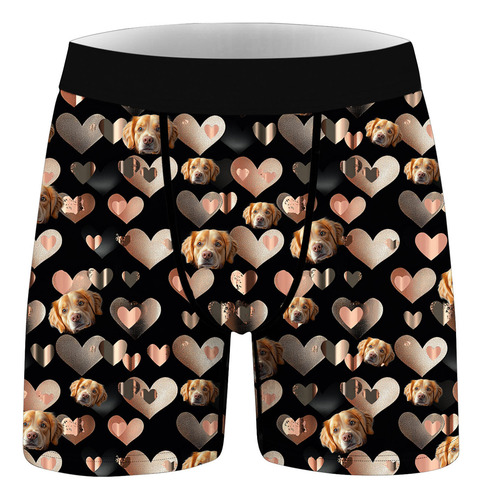 Boxers Cómodos Y Transpirables Con Estampado De Hombre De Al