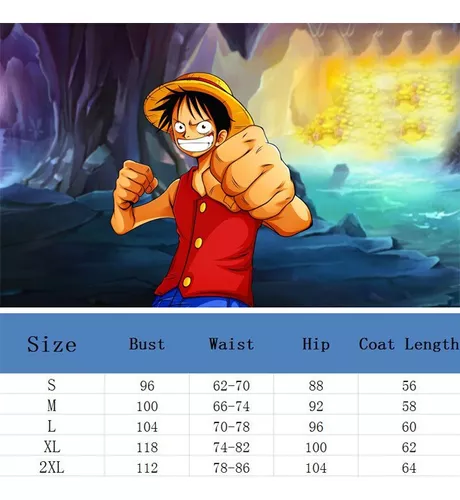 Compra online de Anime macaco d luffy cosplay traje para homens