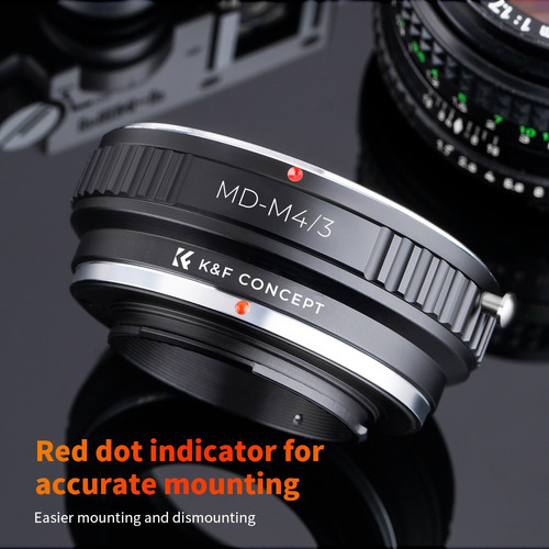 Adaptador De Montura De Lentes Minolta Md A M43 Mft De K&f C