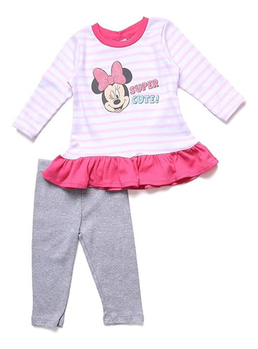 Pijama Bb Ideal Disney Pantalon Playera Interlok Minnie
